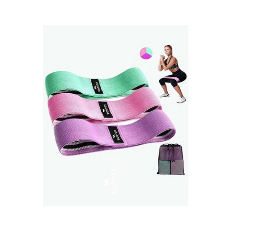 Resistance Band Elastic Hip Circle Fitness Squat Resistance Buttocks Circle Yoga great for fitness and workout sessions with friends.