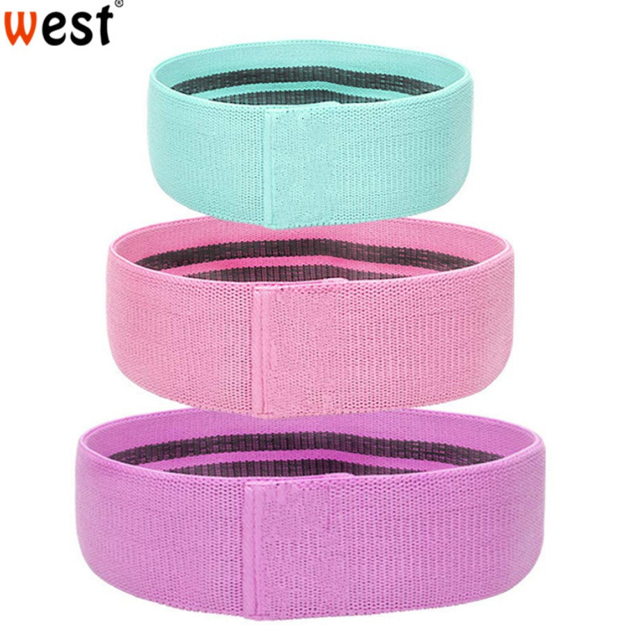 Resistance Band Elastic Hip Circle Fitness Squat Resistance Buttocks Circle Yoga great for fitness and workout sessions with friends.