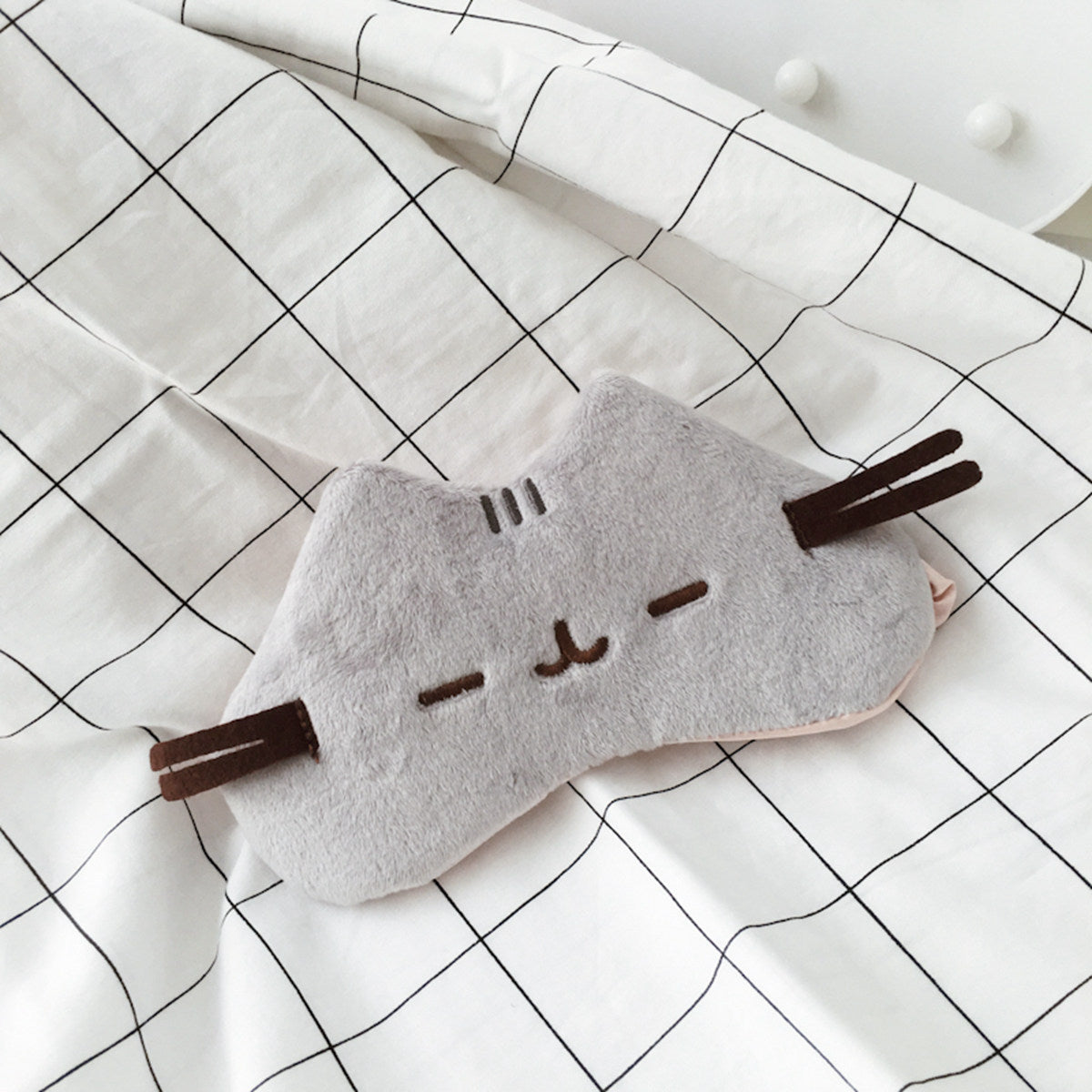 Cat plush slippers