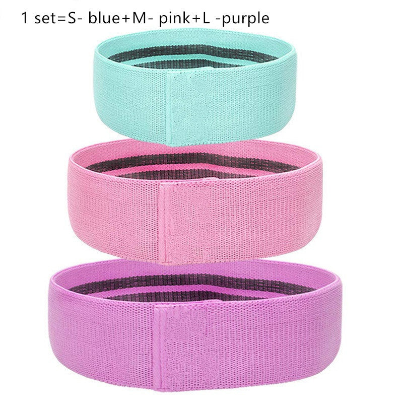 Resistance Band Elastic Hip Circle Fitness Squat Resistance Buttocks Circle Yoga great for fitness and workout sessions with friends.